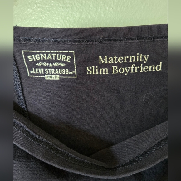 Levi Boyfriend Maternity Jeans Size Medium - Picture 4 of 6